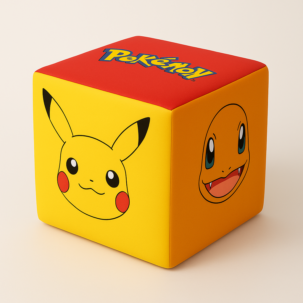 Pokemon Sierkussen 25x25 Zacht Duurzaam