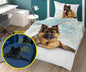 Herder Hond Dekbedovertrek 140x200cm Glow in the Dark 2in1 Duurzaam