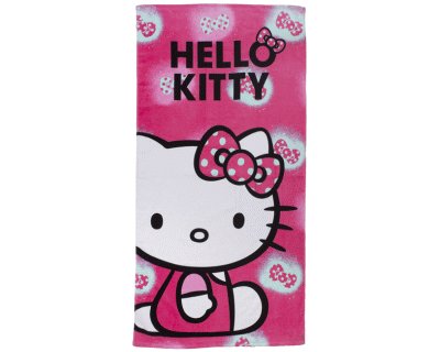 Hello Kitty Handdoek 70x140 Duurzaam Katoen
