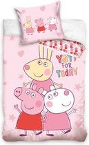 Peppa Pig Junior Dekbedovertrek 100x135cm Duurzaam Katoen