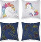 Unicorn Kussen Glow in the Dark inclusief kussen vulling