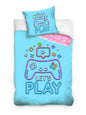Let's Play Controller Dekbedovertrek 140x200 Duurzaam Katoen 2in1