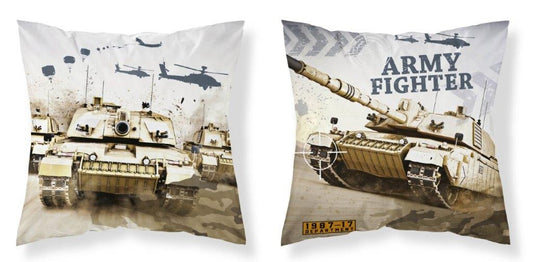 Army Fighter Sierkussen Tank kussen 40x40cm incl vulling
