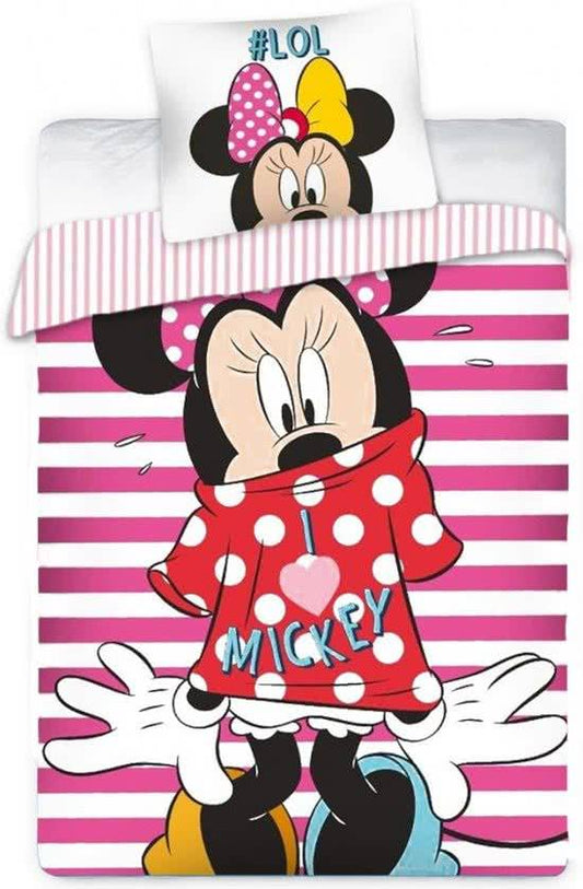 Minnie Mouse Dekbedovertrek 140x200 2in1 Duurzaam