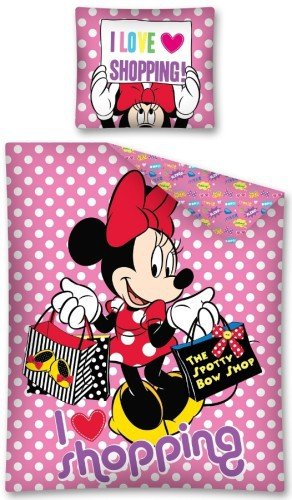Minnie Mouse Dekbedovertrek Shopping 5901685602358