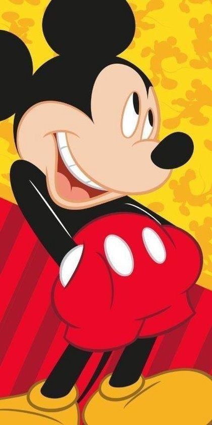 Mickey Mouse Handdoek 70x140 Duurzaam Katoen