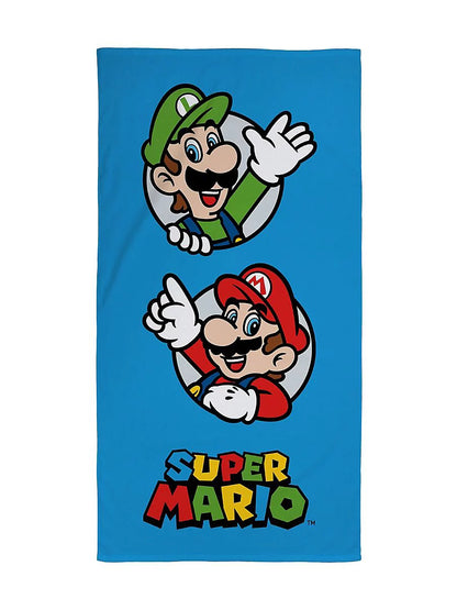 Super Mario Luigi Handdoek Badlaken 70x140 Duurzaam