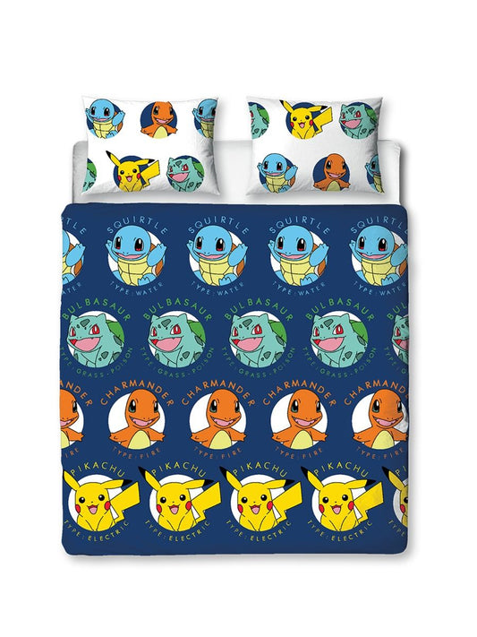 Pokemon Dekbedovertrek 200x200 2in1 Duurzaam Polykatoen