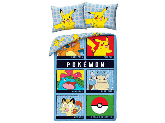 Pokemon Dekbedovertrek 140x200 2in1 Duurzaam Karakters