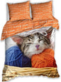 Poes Dekbedovertrek 140x200 Duurzaam