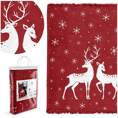 Kerst Fleeceplaid 150x200 Duurzaam Goed Kwaliteit Deken