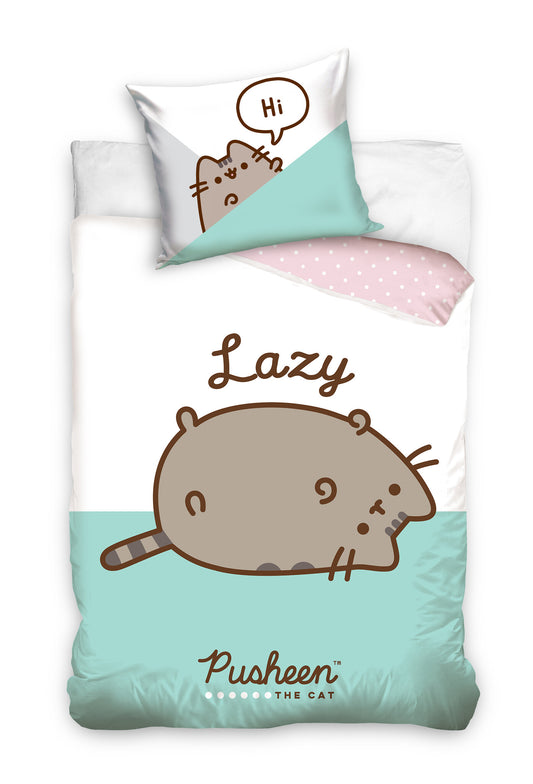 Pusheen Dekbedovertrek 140x200cm Katoen Grote kussensloop 60x70cm