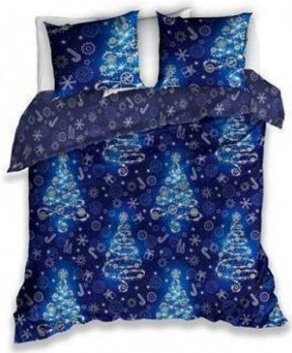 Kerst Dekbedovertrek Christmas 220x200cm  Kussensloop 70x80cm Katoen