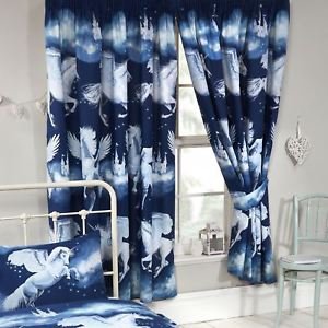 Unicorn Gordijnen Stardust Blauw