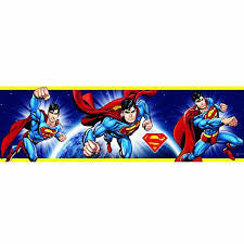Superman Zelfklevende Behangrand