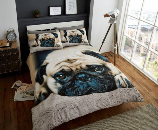 Sweet Pug Mopshond Dekbedovertrek