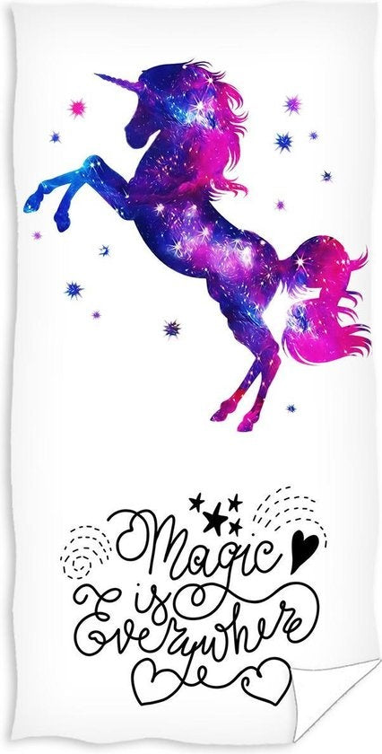 Unicorn Handdoek 70x140 Duurzaam Katoen