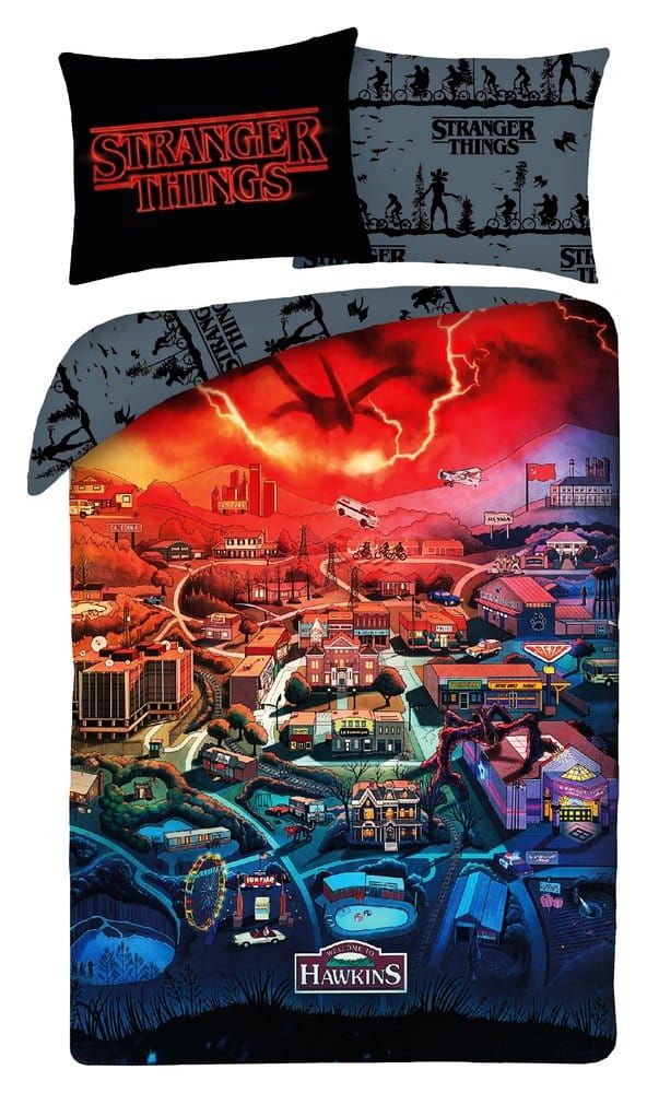 Stranger Things Dekbedovertrek 140x200cm Duurzaam Polyester